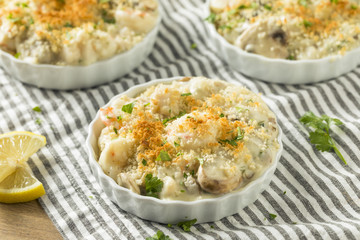 Baked Coquilles St Jacques Scallops