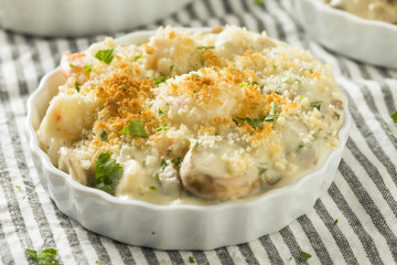 Baked Coquilles St Jacques Scallops