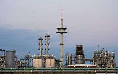 Refinery And Communication Tower