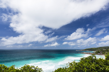 South Coast View in La Digue, Seychelles