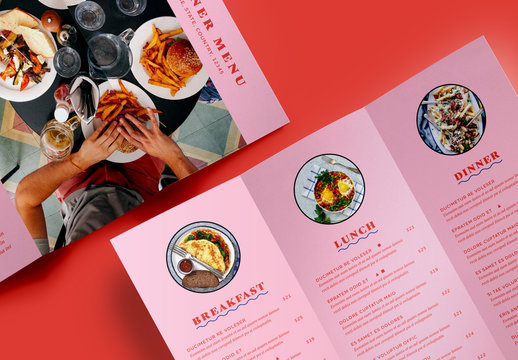 Hungry Diner Menu Layout