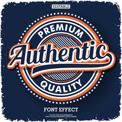 Authentic logo type for product or service company 