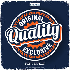 Quality and original label design