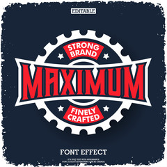 Strong brand logo design for company