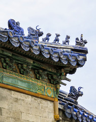 Fototapeta na wymiar Imperial Vault of Heaven Echo Wall at the Temple of Heaven, Beijing, China