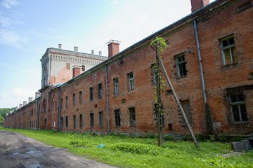 Fototapeta na wymiar Modlin fortress by Warsaw in Poland, Europe