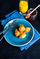 Homemade honey donuts