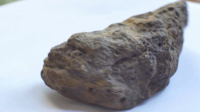 View of Limonite geological rock sample.