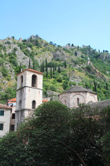 Fototapeta na wymiar Old town in Kotor, Montenegro
