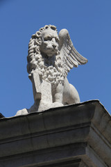 leone di San Marco, simbolo della Serenissima a Bassano del Grappa