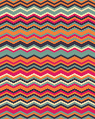 Seamless zigzag pattern, colorful vector abstract background, trendy textile, fabric, wrapping