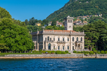 Villa Erba in Cernobbio, on Lake Como, Lombardy, Italy.