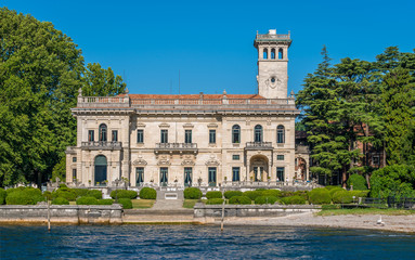 Fototapeta na wymiar Villa Erba in Cernobbio, on Lake Como, Lombardy, Italy.