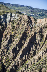 Landscape of the villages of the Alpujarras, Andalusia, Spain