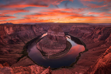 Horseshoe Bend Sunset, Page, AZ