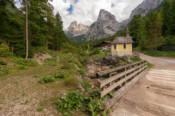 Kapelle Beim Anton Karg Haus Im Kaisertal Buy This Stock Photo