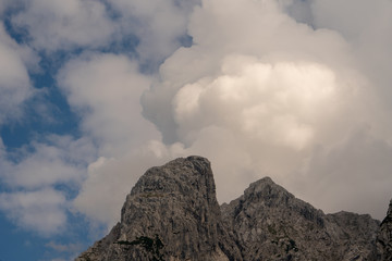 Wilder Kaiser vom Kaisertal aus gesehen