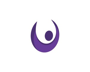 Healthy Life people Logo template © AWK studio