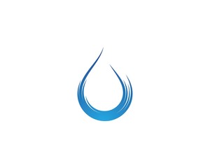 water drop Logo Template