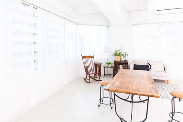 明るいリビング