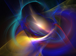 Abstract fractal background