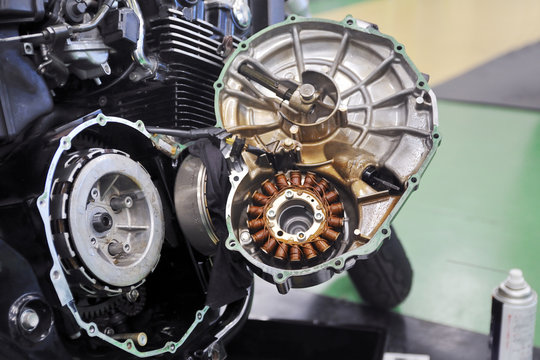 大型バイクのクラッチ修理