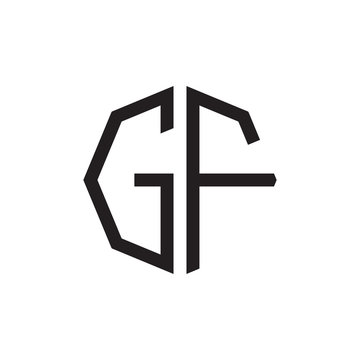 two letter GF octagon logo
