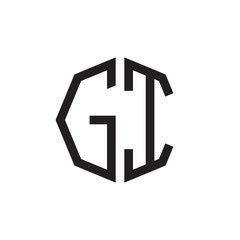 two letter GI octagon logo