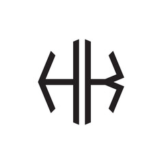 two letter HK octagon logo