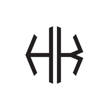 two letter HK octagon logo