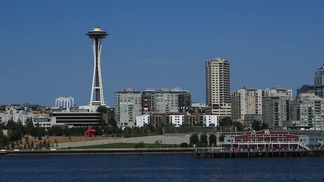 View of Downtown Seattle from Puget Sound