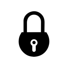 Lock Icon. Vector illustration, EPS10