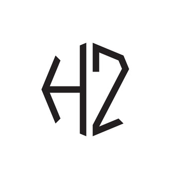 two letter HZ octagon logo