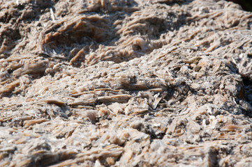 mountain stone on a hot summer