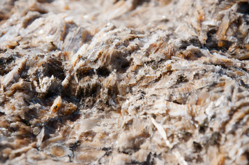 mountain stone on a hot summer