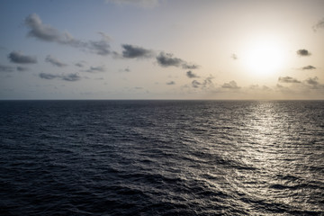 Silver Sunrise at Sea