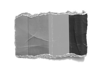 pieces of torn paper texture background, copy space.