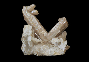 the quartz crystals