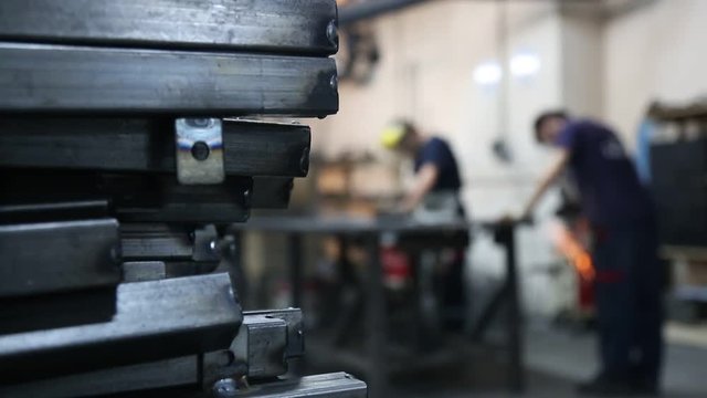 Industrial Working Welding Masters in Factory