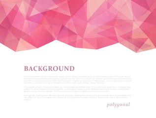 Fototapeta premium Abstract triangular banner