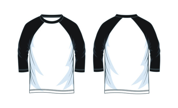 Three Quarter Length Sleeve Raglan Shirts