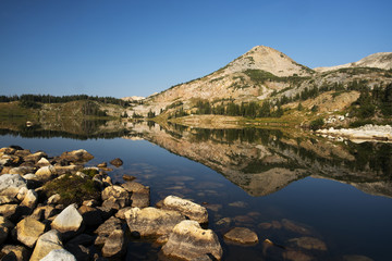 Fototapeta premium Mountain Reflections