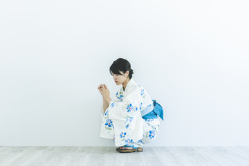 浴衣の女性