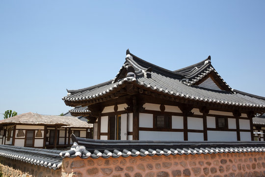 Hanok is Korean traditional house.