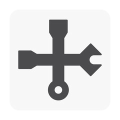 mechanics icon black