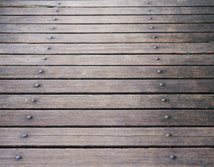 Obraz premium wood walkway texture 