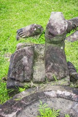 Vat Phou is a ruined Khmer Hindu temple complex in southern Laos. Champasak/Laos PDR.