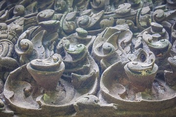 Vat Phou is a ruined Khmer Hindu temple complex in southern Laos. Champasak/Laos PDR.