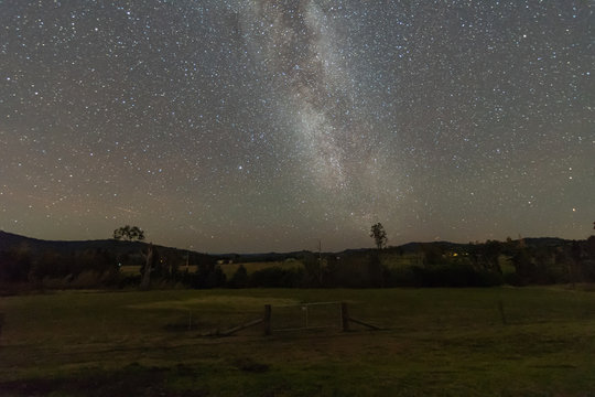 The Milky Way and Rural Landscape