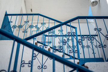 Escaleras en zigzag